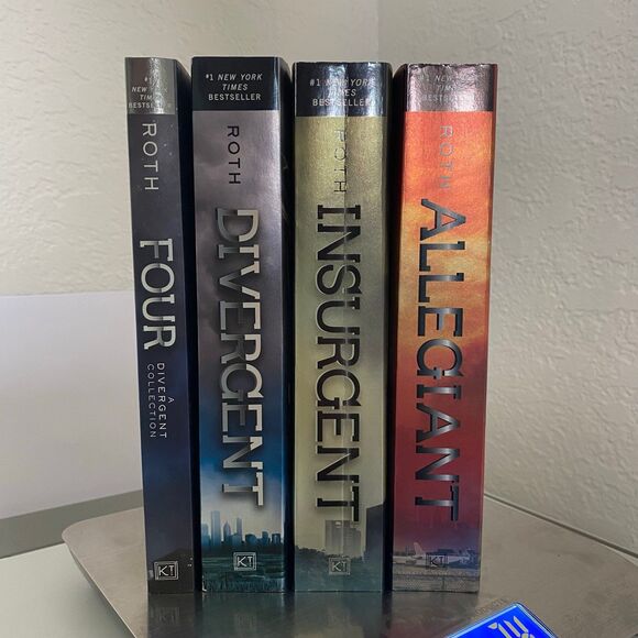 Veronica Roth Divergent Series 4 Book Soft Divergent Insurgent Allegiant & Four - Picture 1 of 3